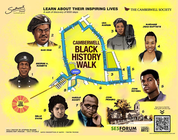 Camberwell Black History Walk map